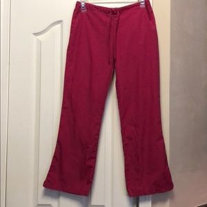Fuchsia XXS petite Cherokee Workwear scrub pants
